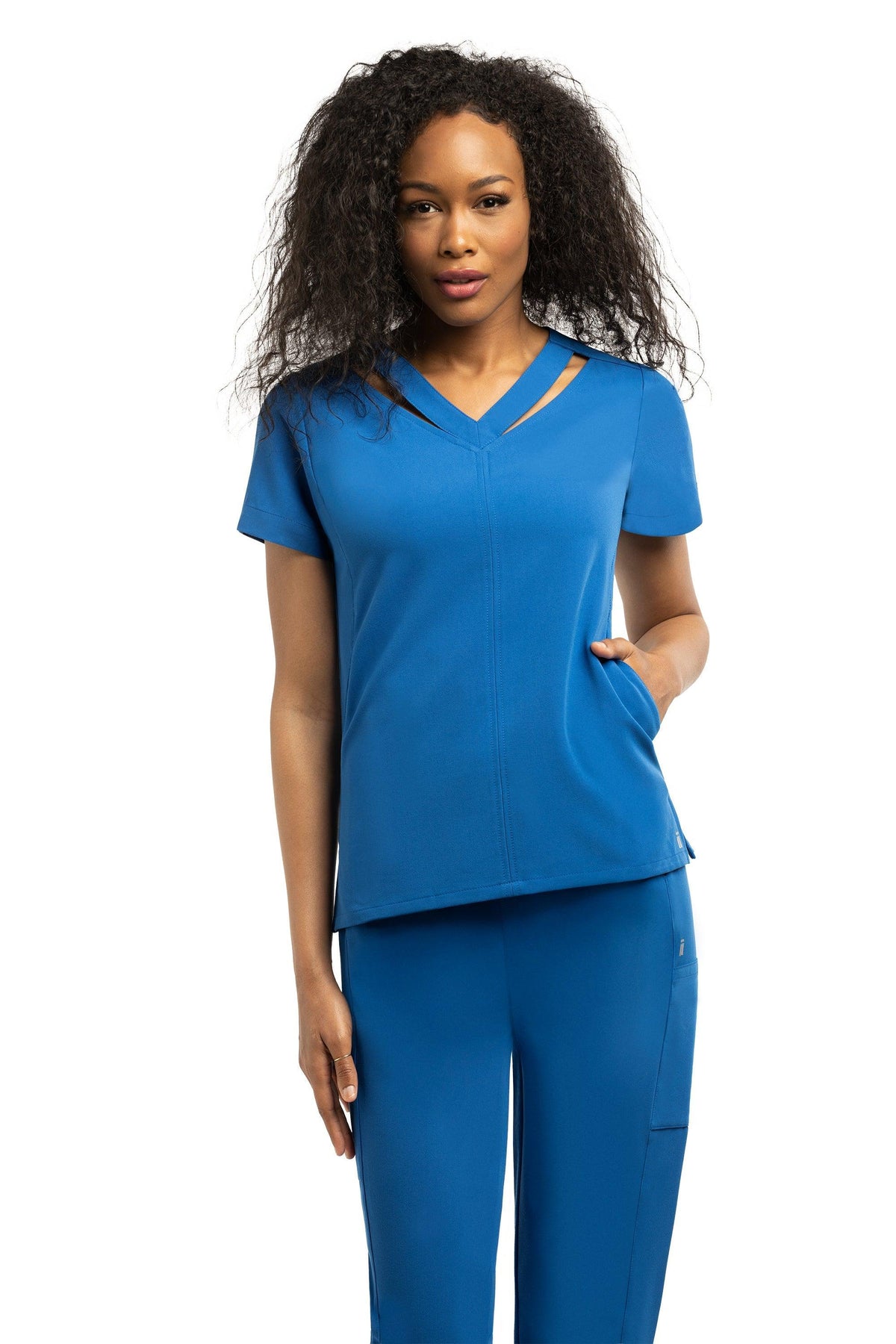 CAPELLA Cut Out V-Neck Top - TAARA
